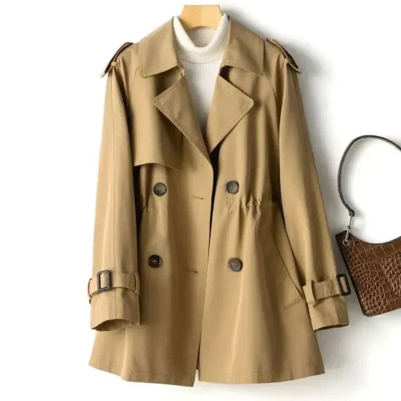 Zweireihiger Damen-Trenchcoat