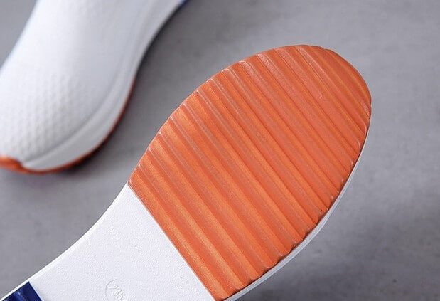 Atmungsaktiver Slip-on-Trainingsschuh aus Strick für Damen