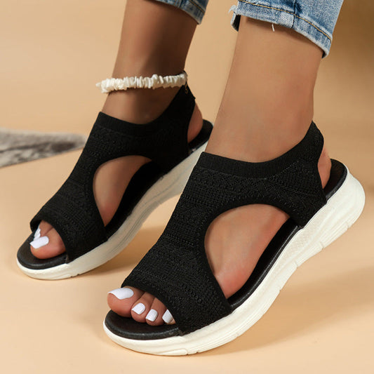 Atmungsaktive Damen-Stricksportsandalen