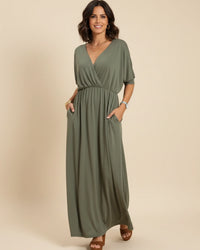 Damen-Maxikleid mit Taschen