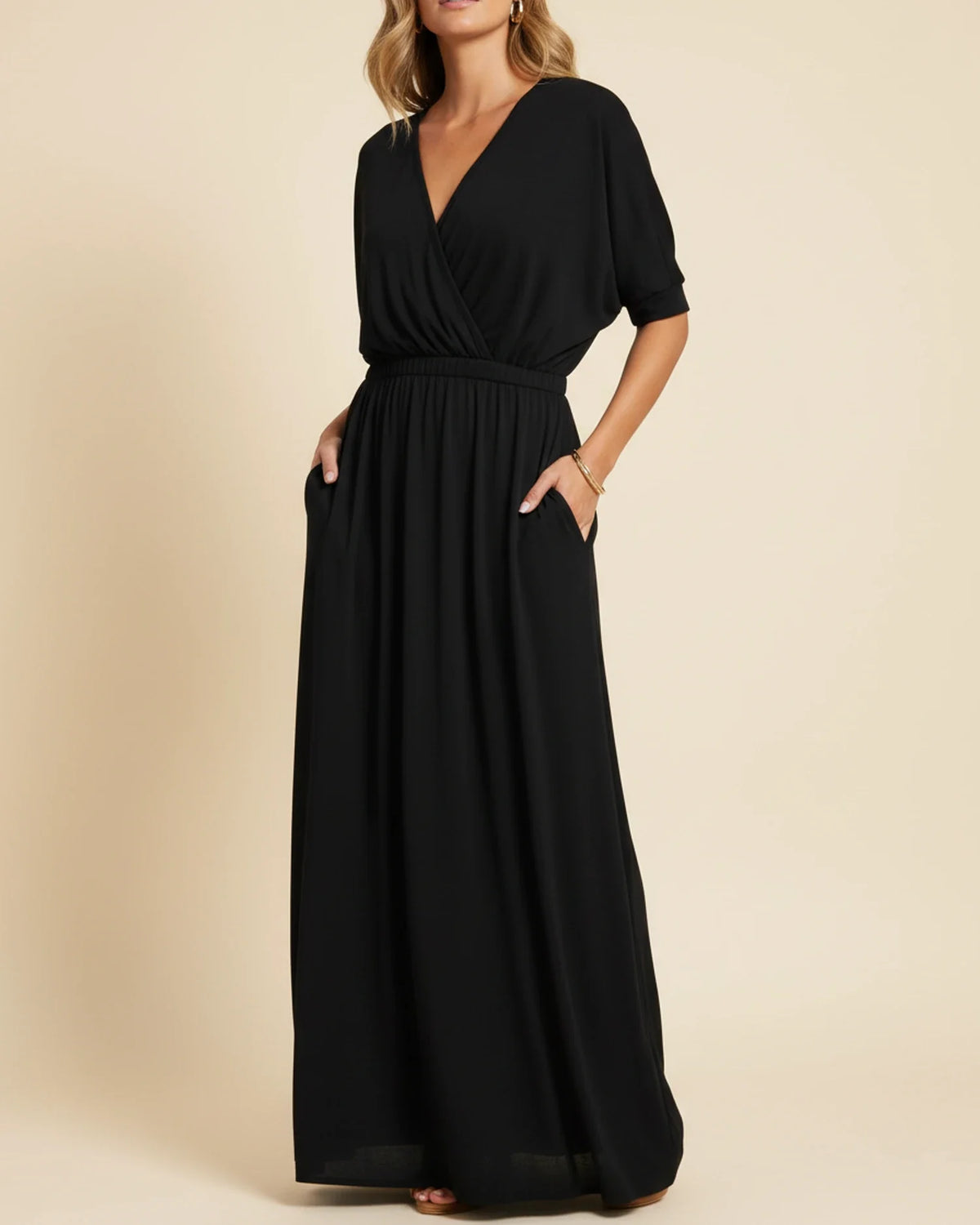 Damen-Maxikleid mit Taschen