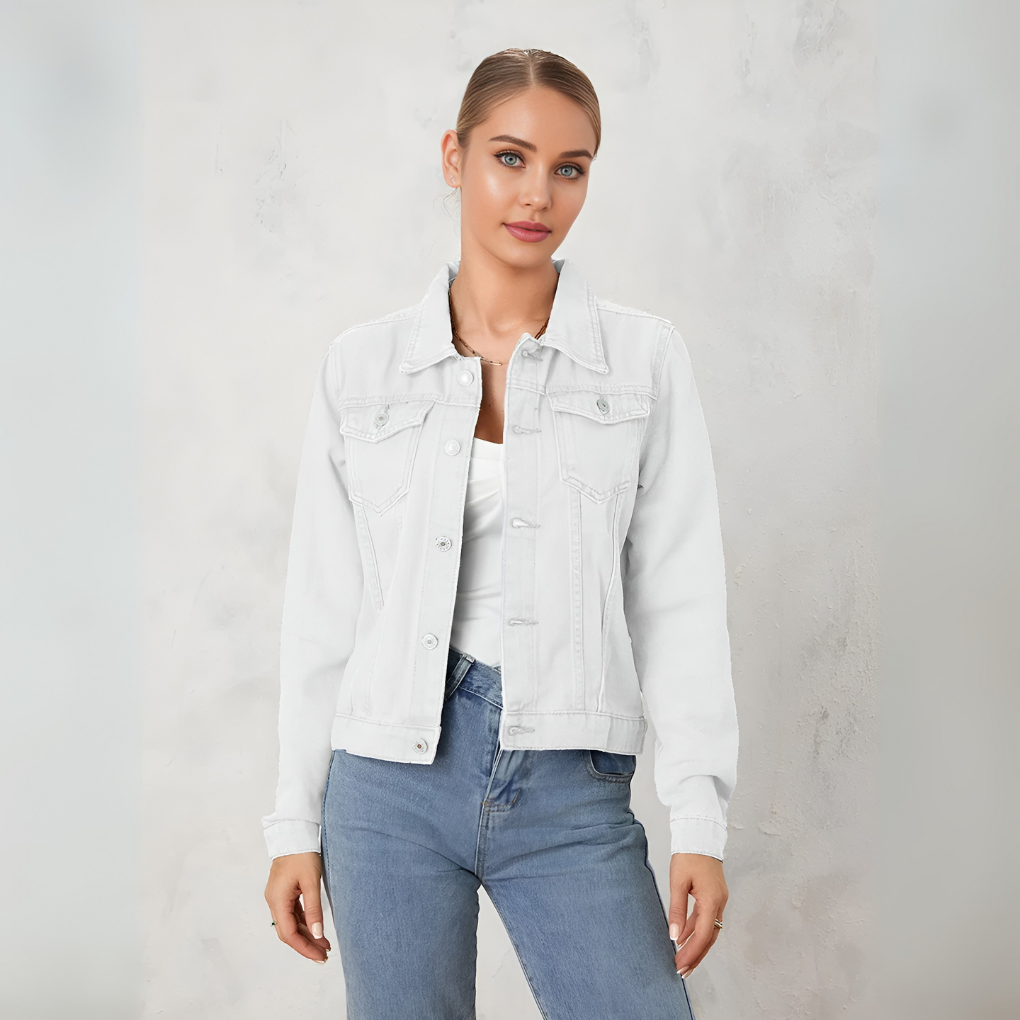 Damen Jeansjacke mit normaler Passform