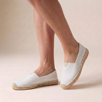 Orthopädische Damen-Espadrilles zum Hineinschlüpfen mit Jutesohle – bequeme Sommerschuhe