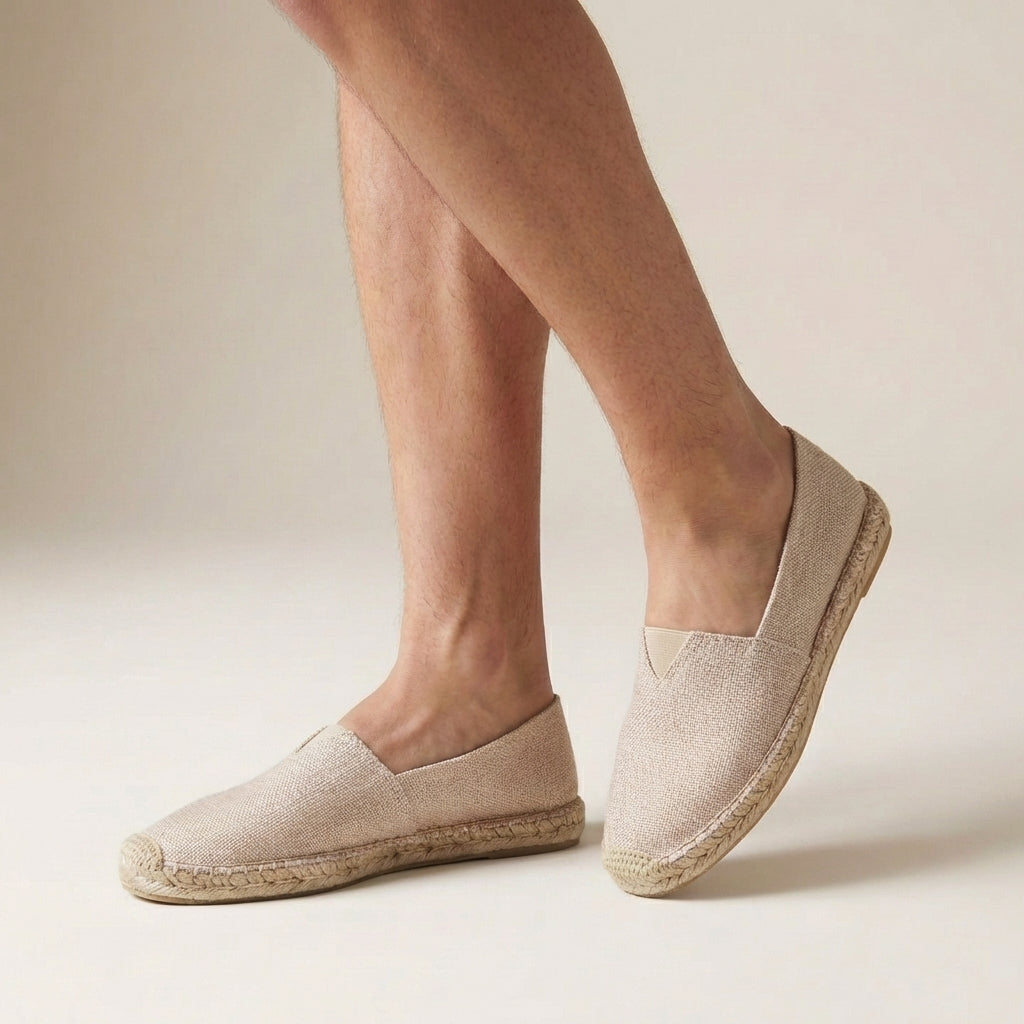 Orthopädische Damen-Espadrilles zum Hineinschlüpfen mit Jutesohle – bequeme Sommerschuhe