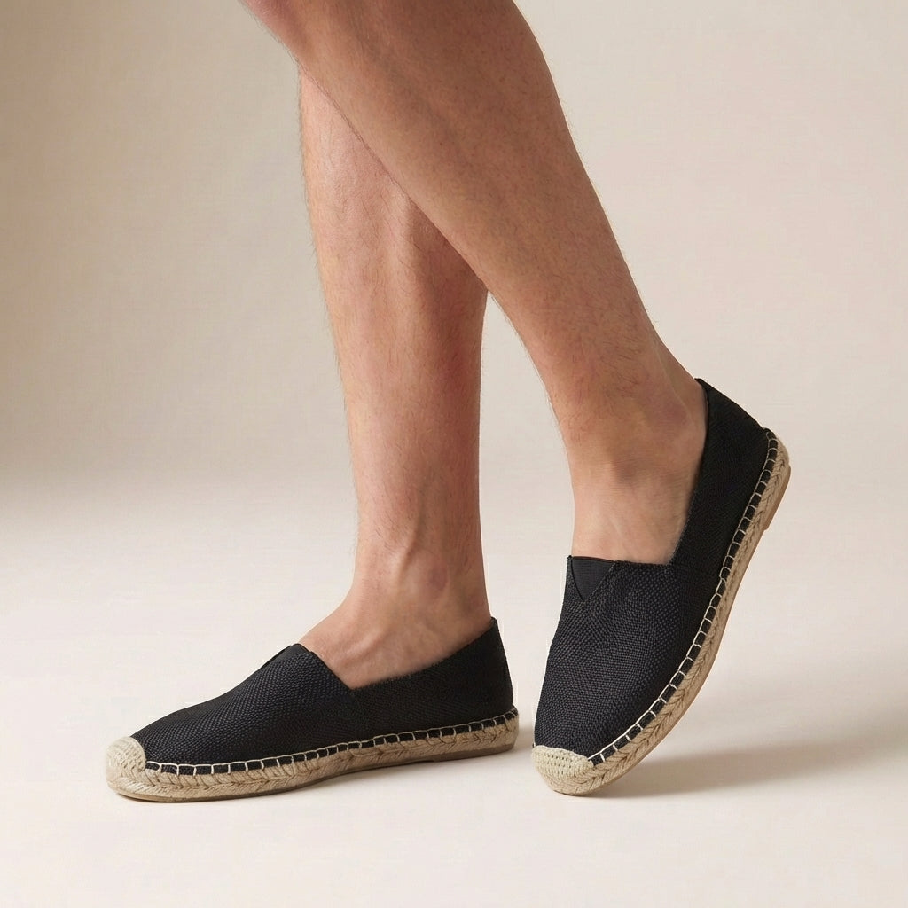 Orthopädische Damen-Espadrilles zum Hineinschlüpfen mit Jutesohle – bequeme Sommerschuhe
