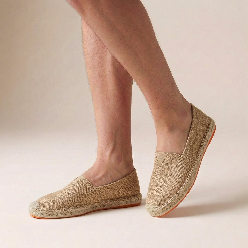 Orthopädische Damen-Espadrilles zum Hineinschlüpfen mit Jutesohle – bequeme Sommerschuhe