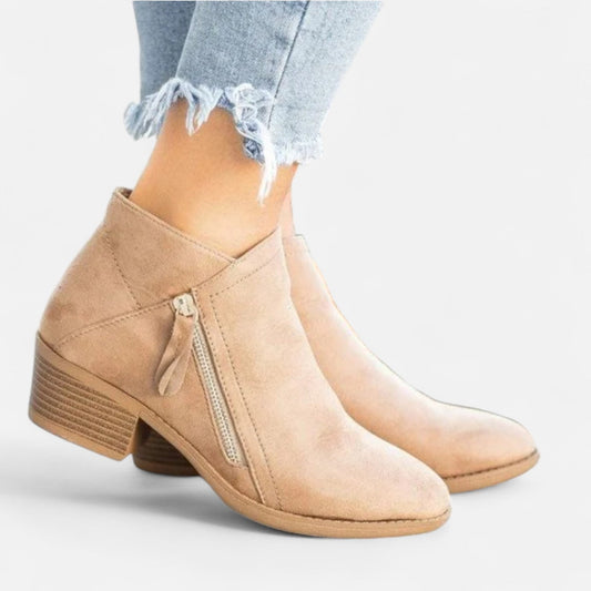 Orthopädische Damen-Lederstiefeletten – Therapeutischer Komfort und raffinierter Stil