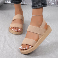 Orthopädische Damen-Plateausandalen