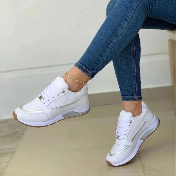 Orthopädische Damen-Sportschuhe mit Memory-Schaum-Sohle zum Gehen