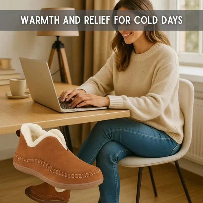 Orthopädische Winterschuhe für Damen mit gepolsterter Unterstützung