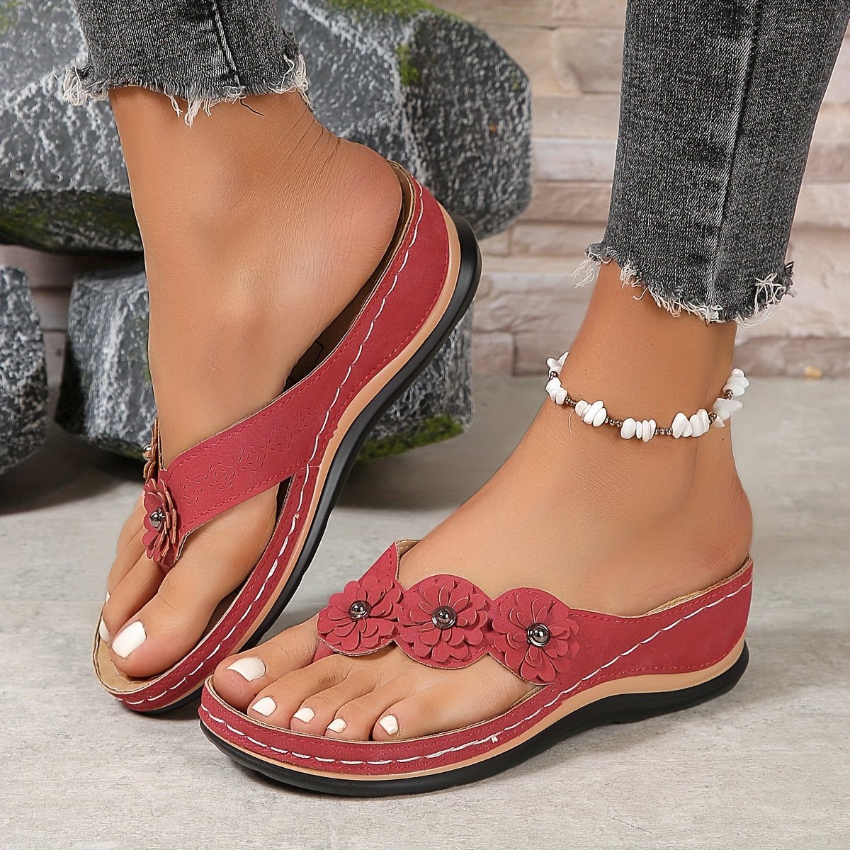 Orthopädische Keilsandalen für Damen