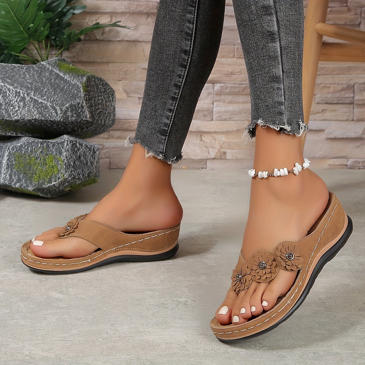 Orthopädische Keilsandalen für Damen