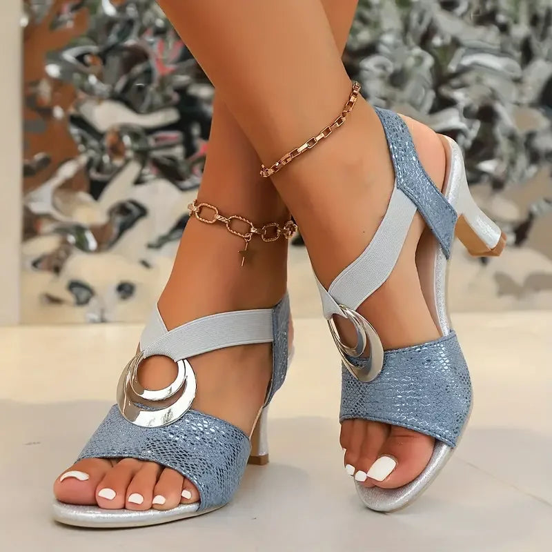 Damen Slingback-Sandalen mit Absatz