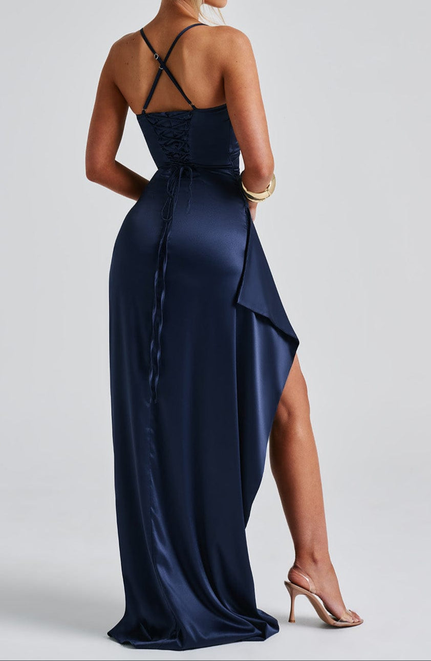 Damen-Maxikleid mit Spaghettiträgern