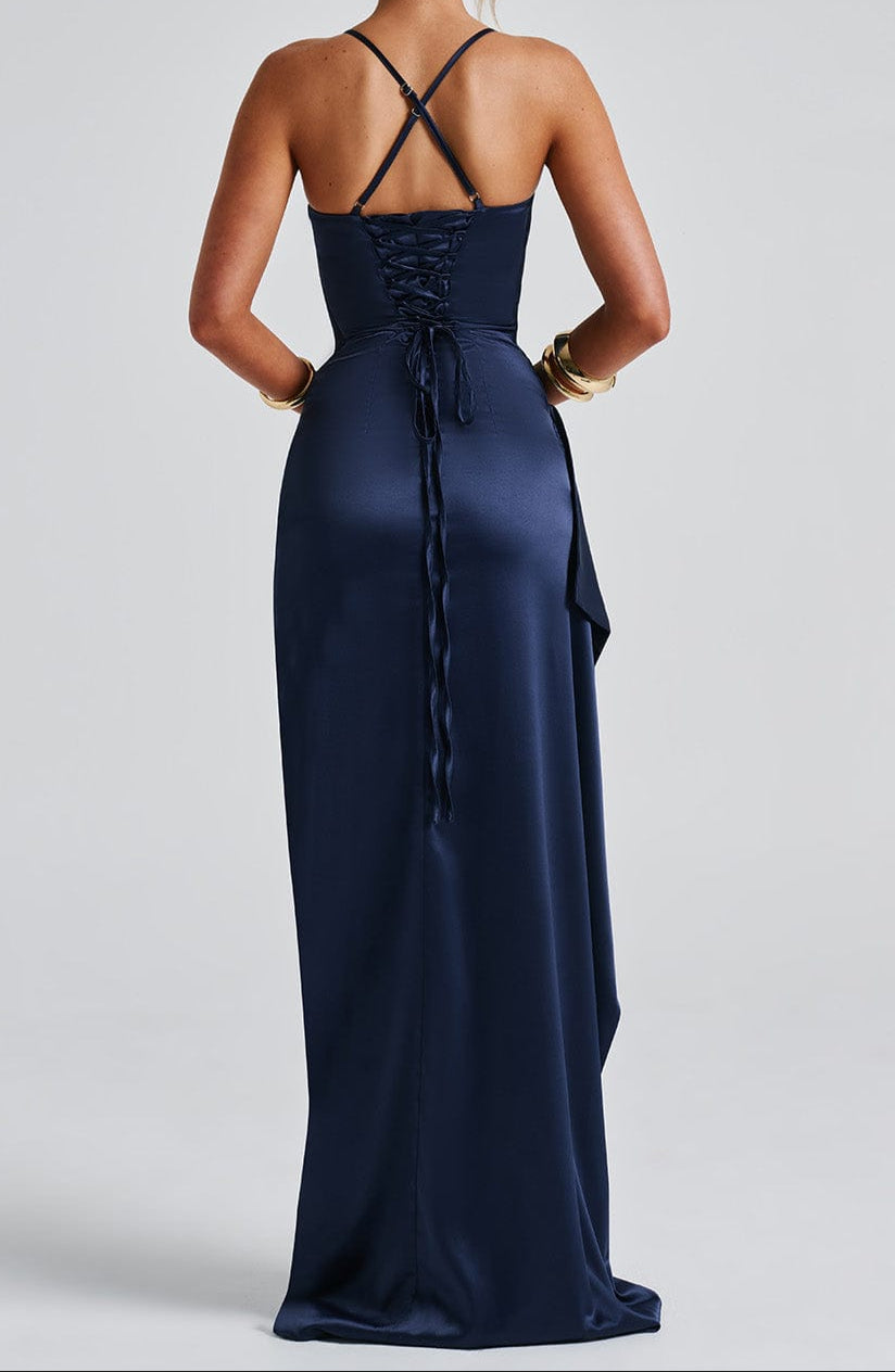 Damen-Maxikleid mit Spaghettiträgern