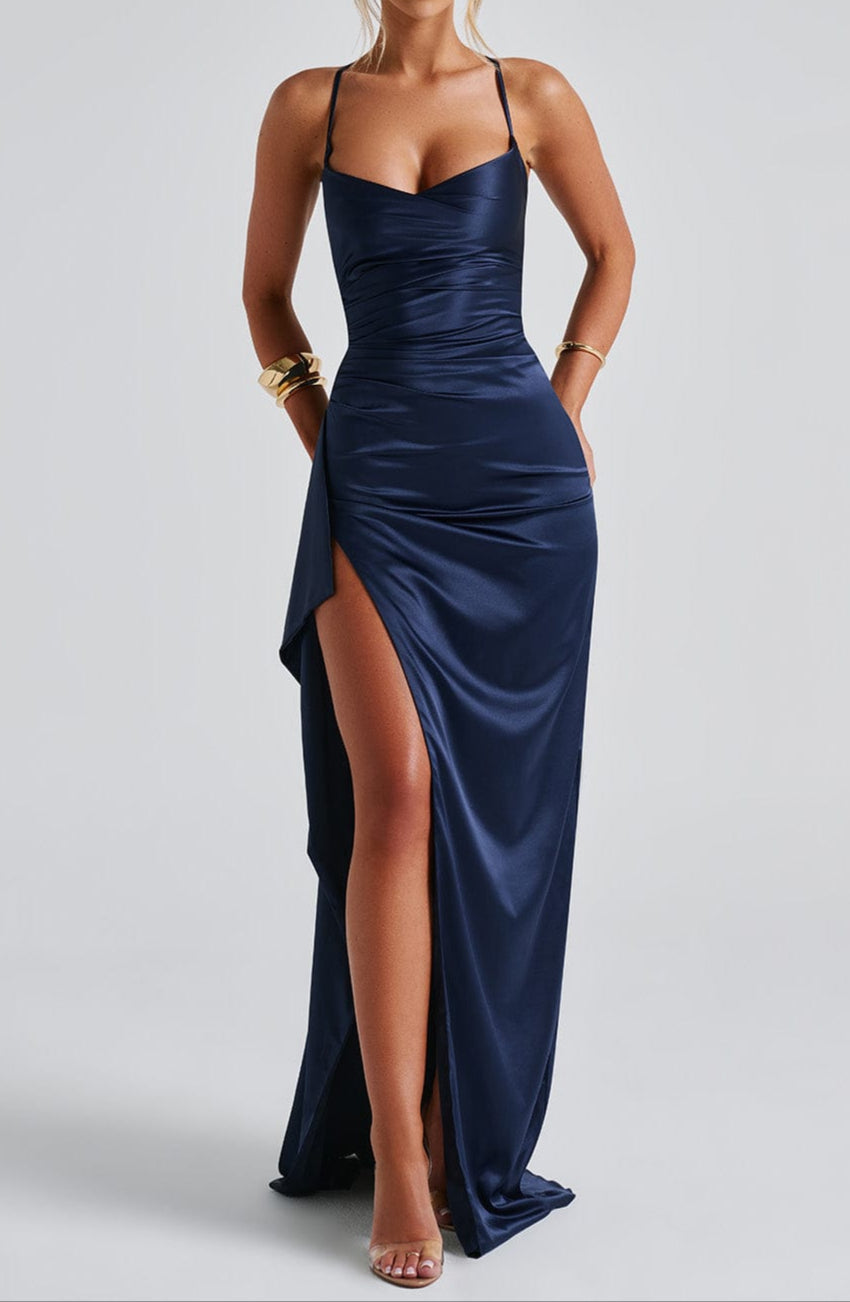 Damen-Maxikleid mit Spaghettiträgern