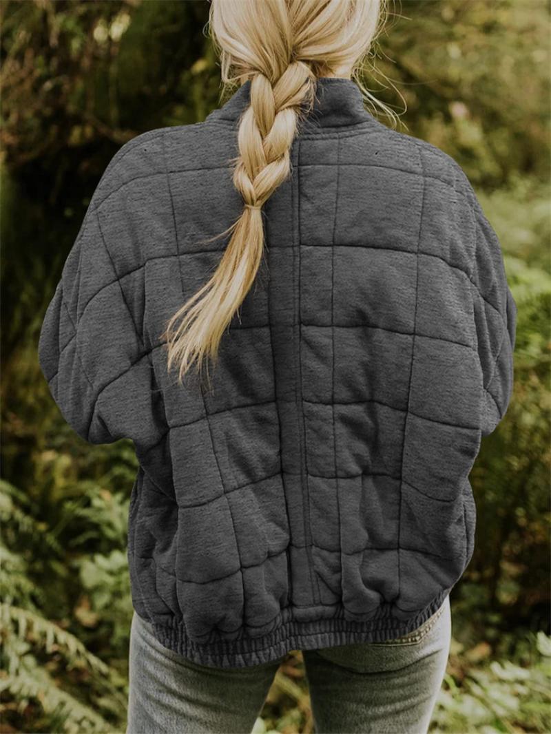 Gesteppte Damenjacke mit Reissverschluss