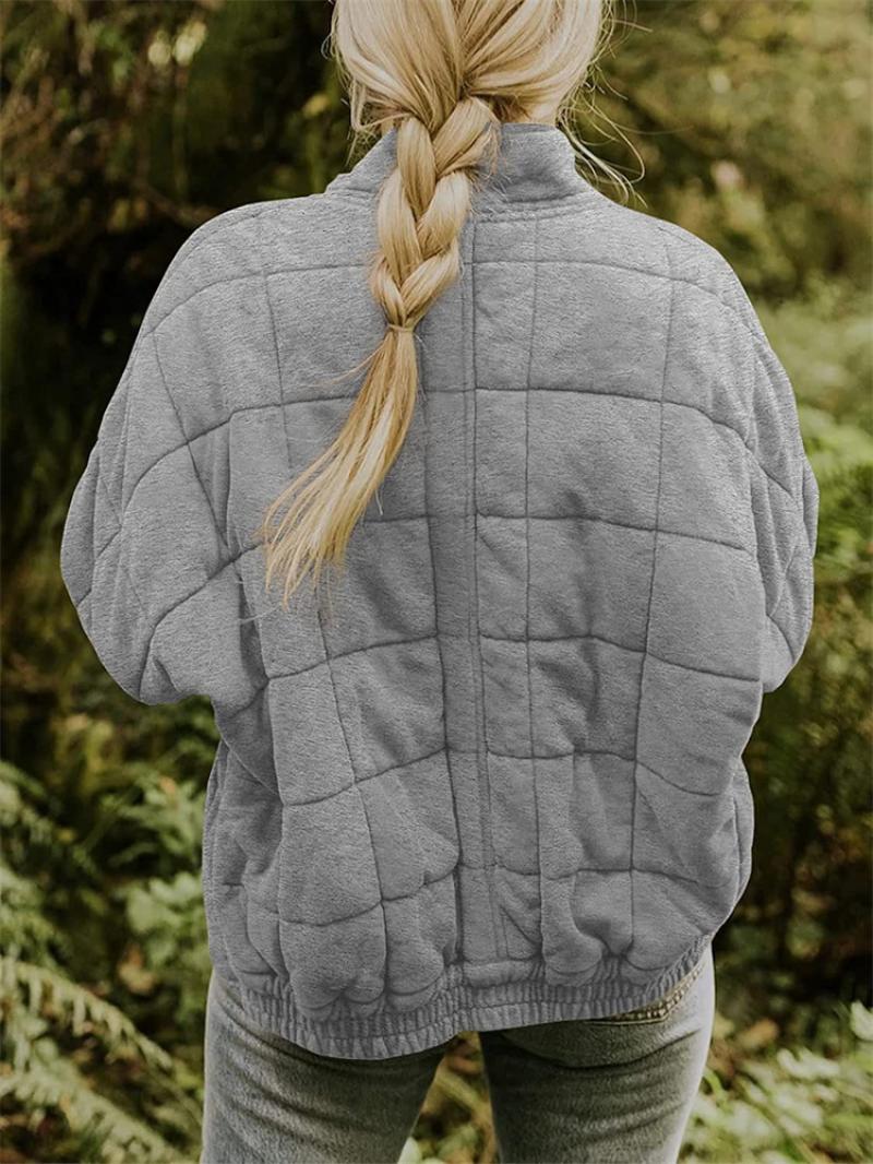 Gesteppte Damenjacke mit Reissverschluss