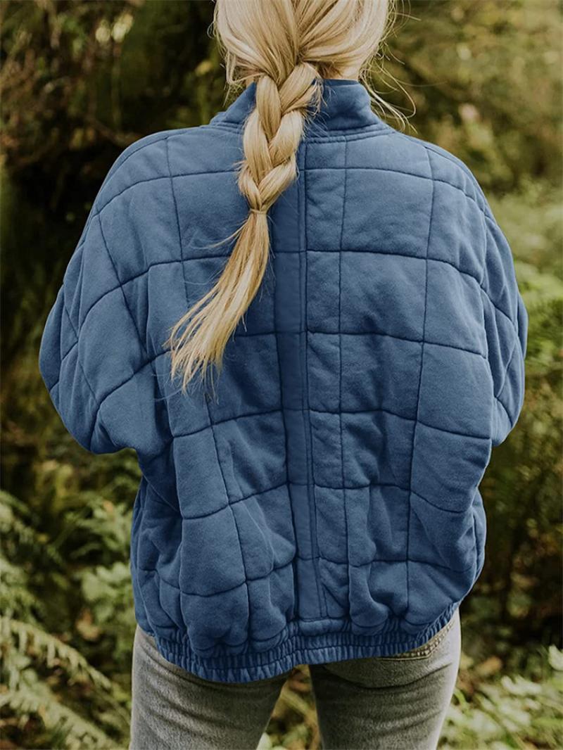 Gesteppte Damenjacke mit Reissverschluss
