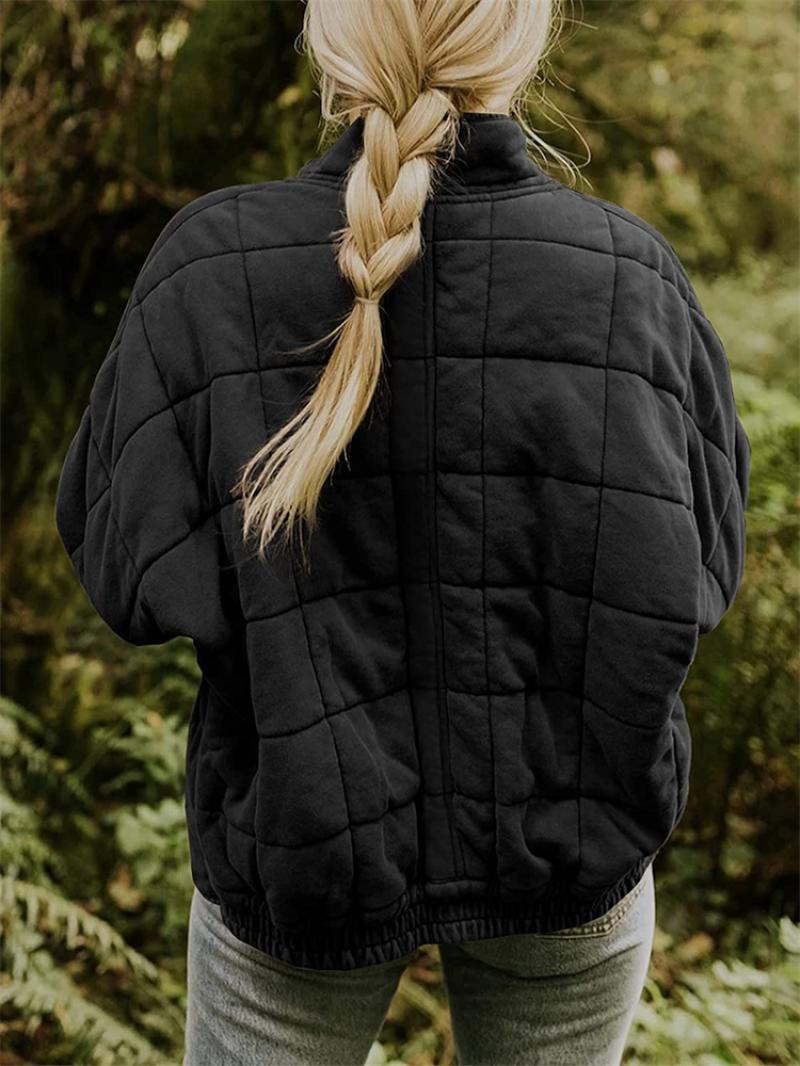 Gesteppte Damenjacke mit Reissverschluss