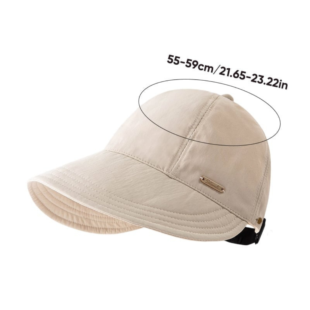 Damen-Sonnenhut mit breiter Krempe