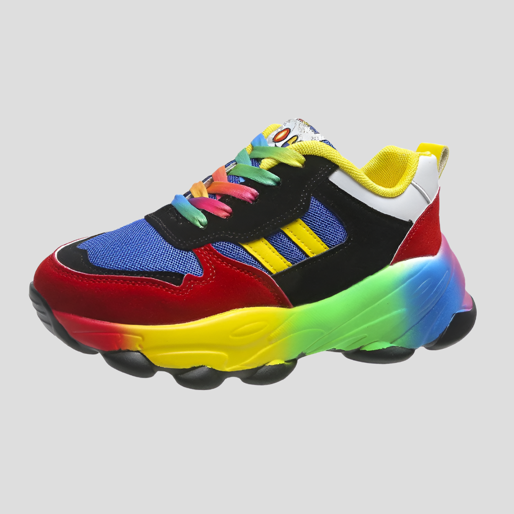 Bunte orthopädische Damen-Turnschuhe