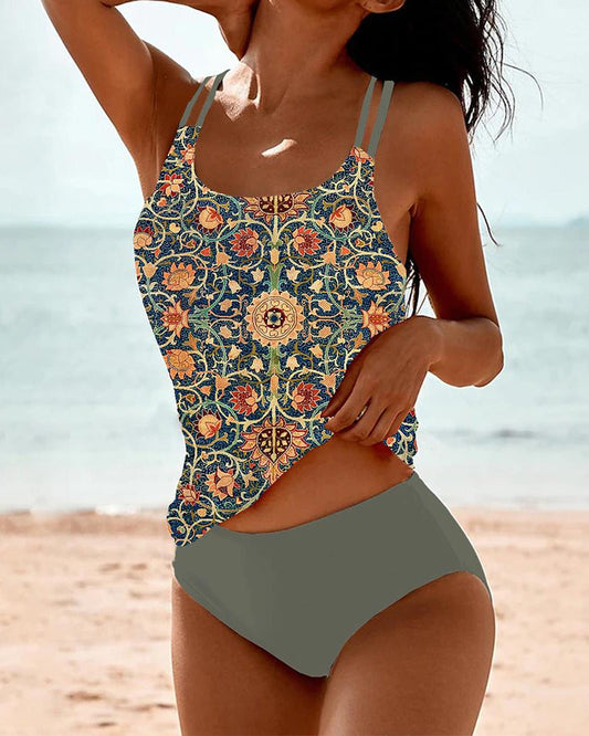 Damen-Tankini-Set | Boho-Stil und sommerlicher Komfort