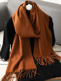 Damen-Winterschal – in 62 Farben, dicker, luxuriöser Fransenschal, winddicht und warm für den Winter