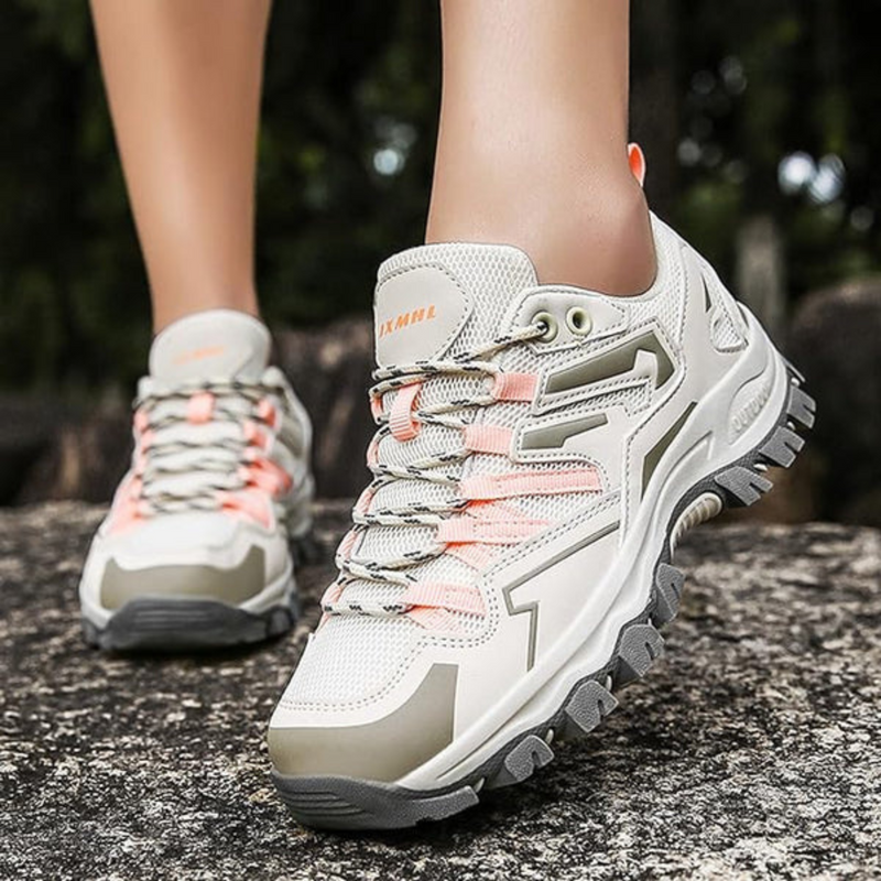 Damen-Trekkingschuhe mit griffiger Sohle