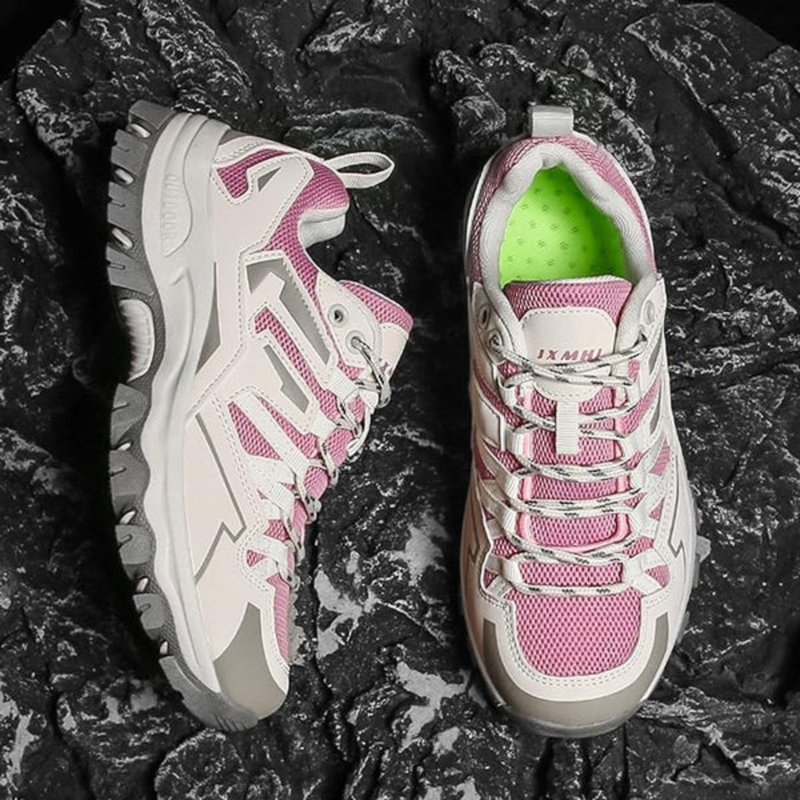 Damen-Trekkingschuhe mit griffiger Sohle