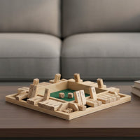 NUMBER ADVENTURE – Montessori Würfelspiel aus Holz zur Förderung von Zahlenverständnis, Logik und Konzentration