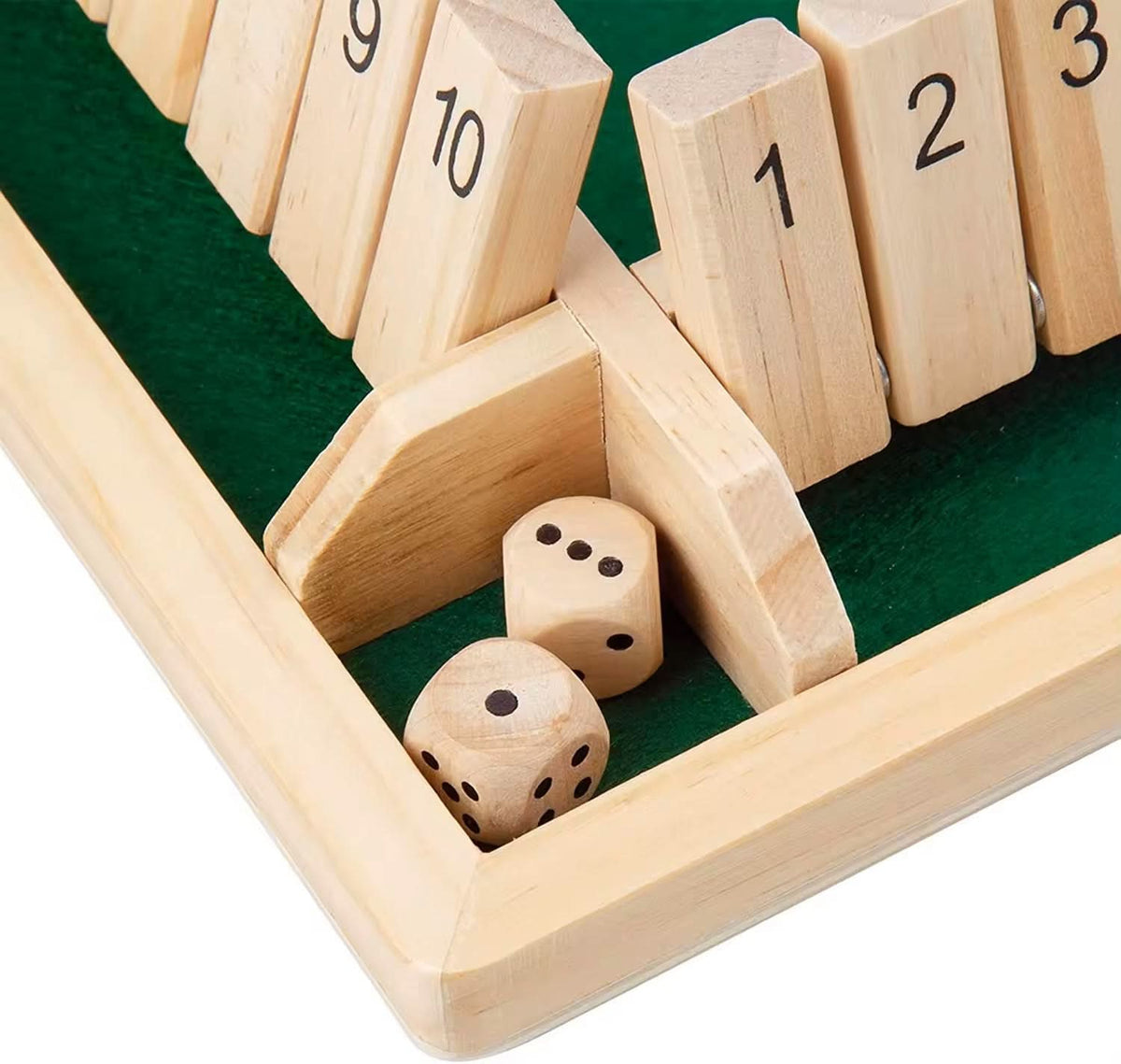NUMBER ADVENTURE – Montessori Würfelspiel aus Holz zur Förderung von Zahlenverständnis, Logik und Konzentration