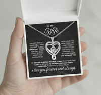 Halskette Geschenk für meine Frau mit der Aufschrift I Will Always Love You