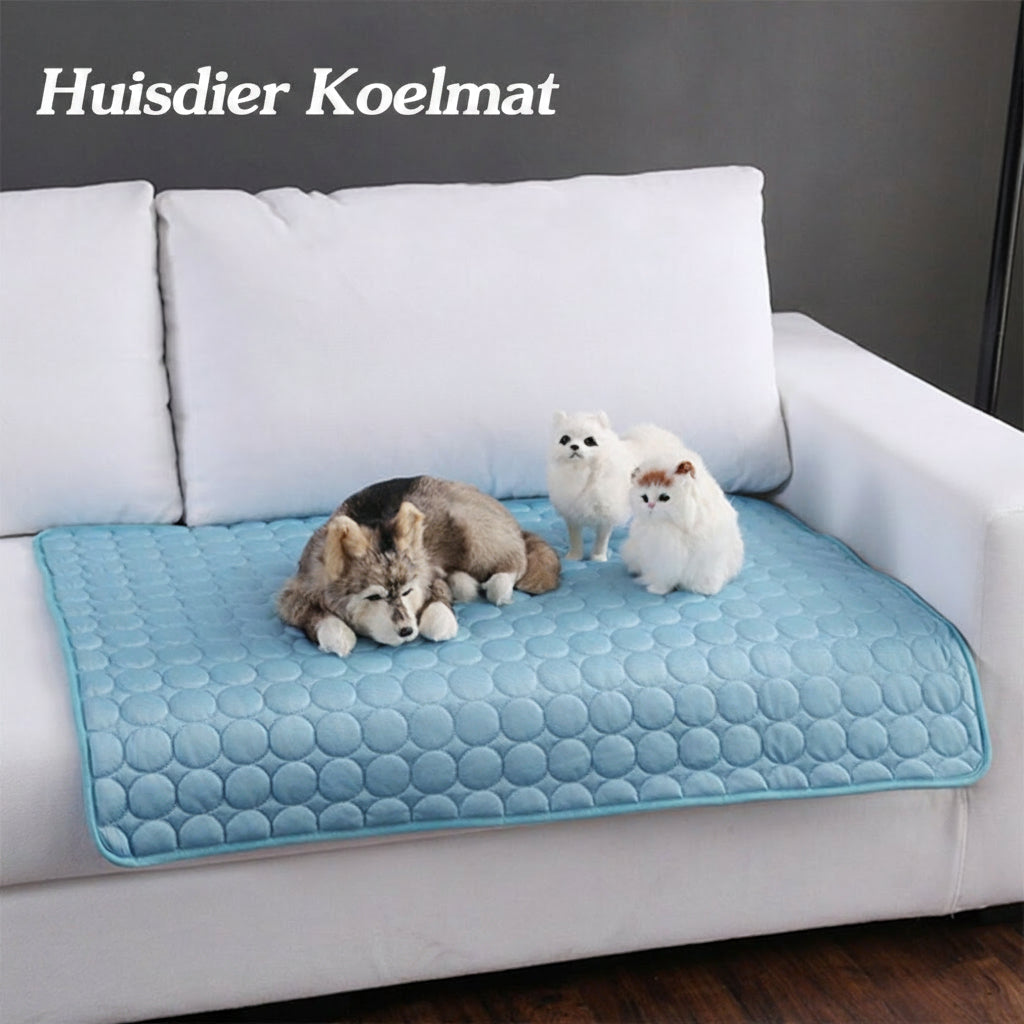 Sommer-Kühlmatte aus Eisseide für Haustiere (Hunde oder Katzen)