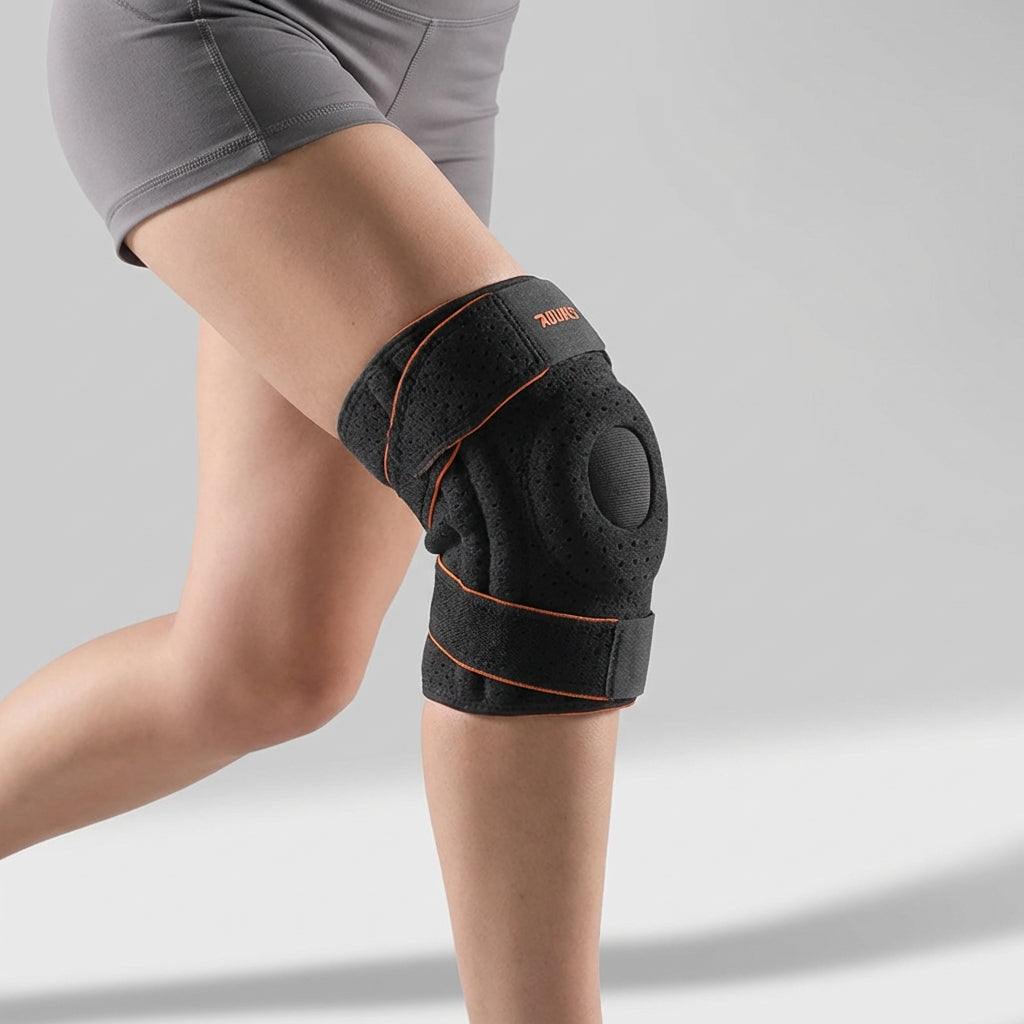 Kniebandage mit offener Kniescheibe