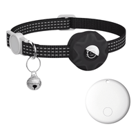Smarter Haustier-Tracker mit reflektierendem Halsband für Hunde und Katzen – Bluetooth-Tracker mit Alarmfunktion