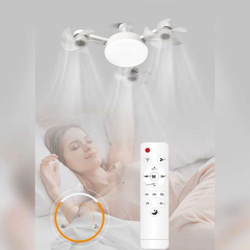 Ventilator für smarten Beleuchtungs- und Kühlkomfort