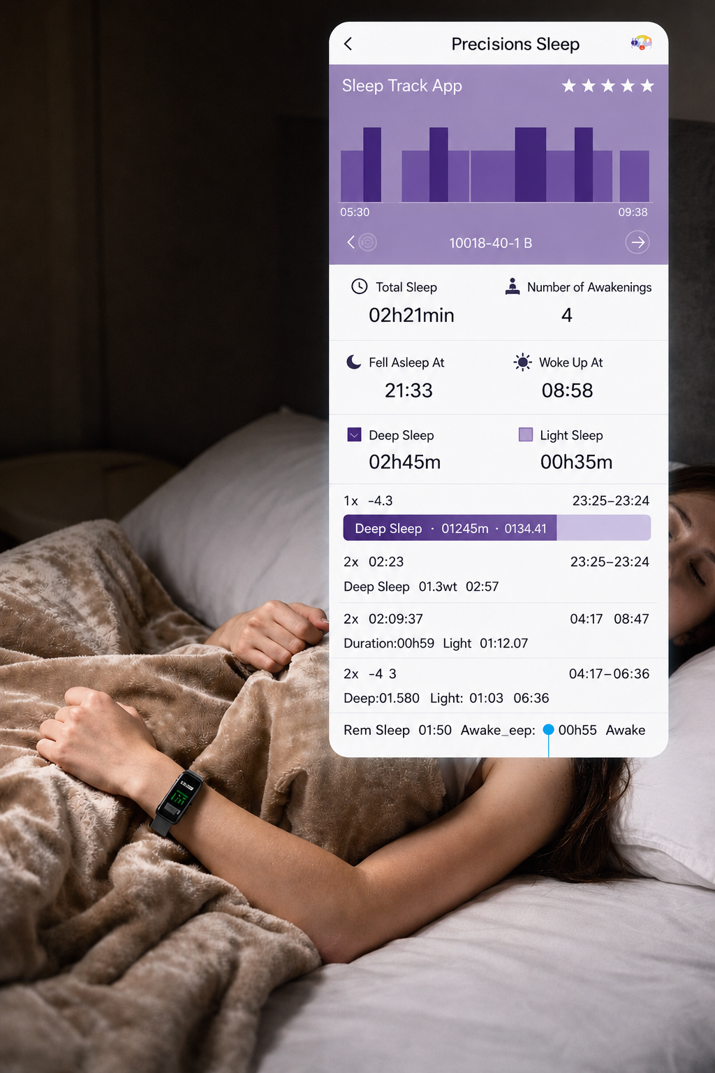 Smartwatch mit Gesundheits-Tracking, EKG, Blutdruck- und Schlafüberwachung