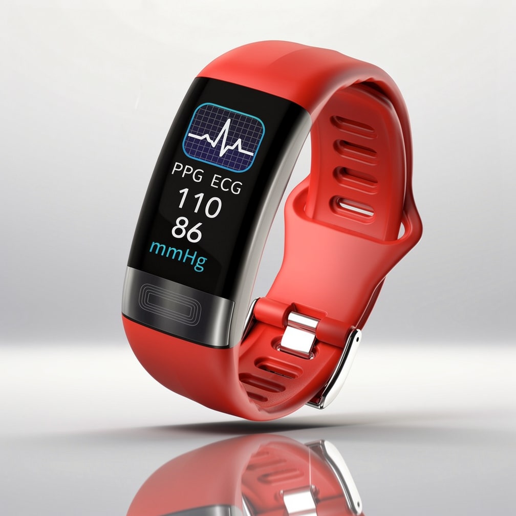Smartwatch mit Gesundheits-Tracking, EKG, Blutdruck- und Schlafüberwachung