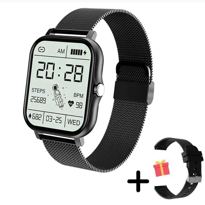 Multifunktionale Smartwatch mit Gesundheits- und Fitnesstracking – In mehreren Farben