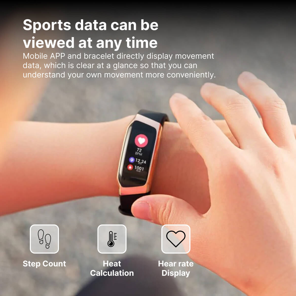 Smartwatch mit Blutdruck- und Pulsmesser