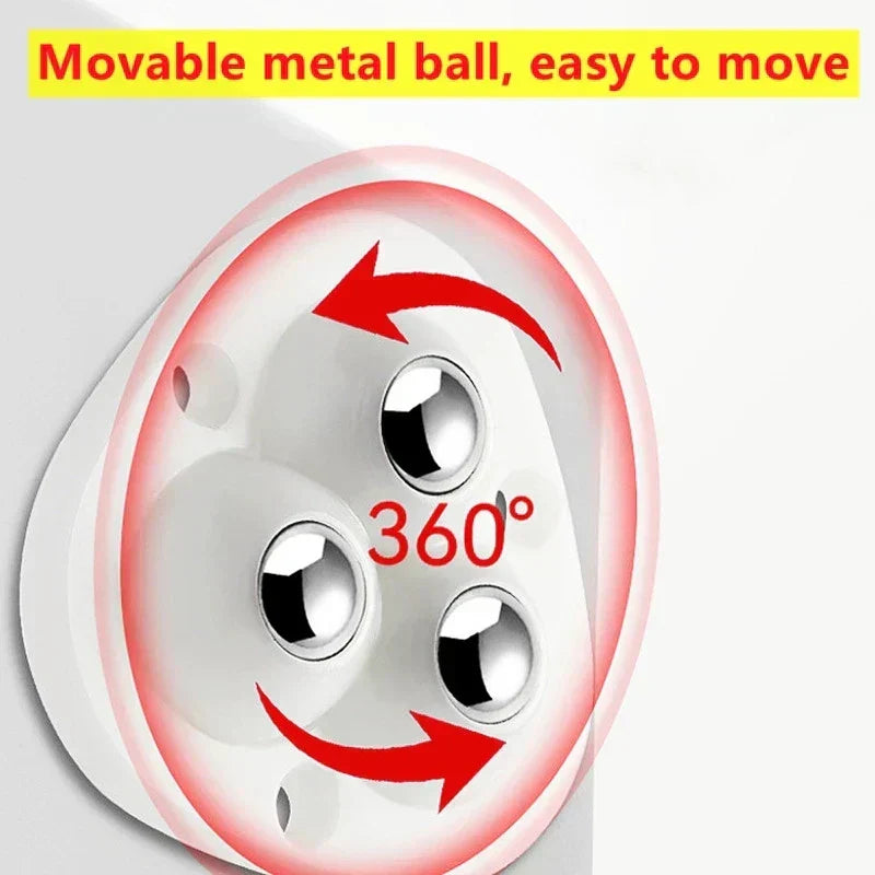 Selbstklebende, um 360 Grad drehbare Möbelrollen