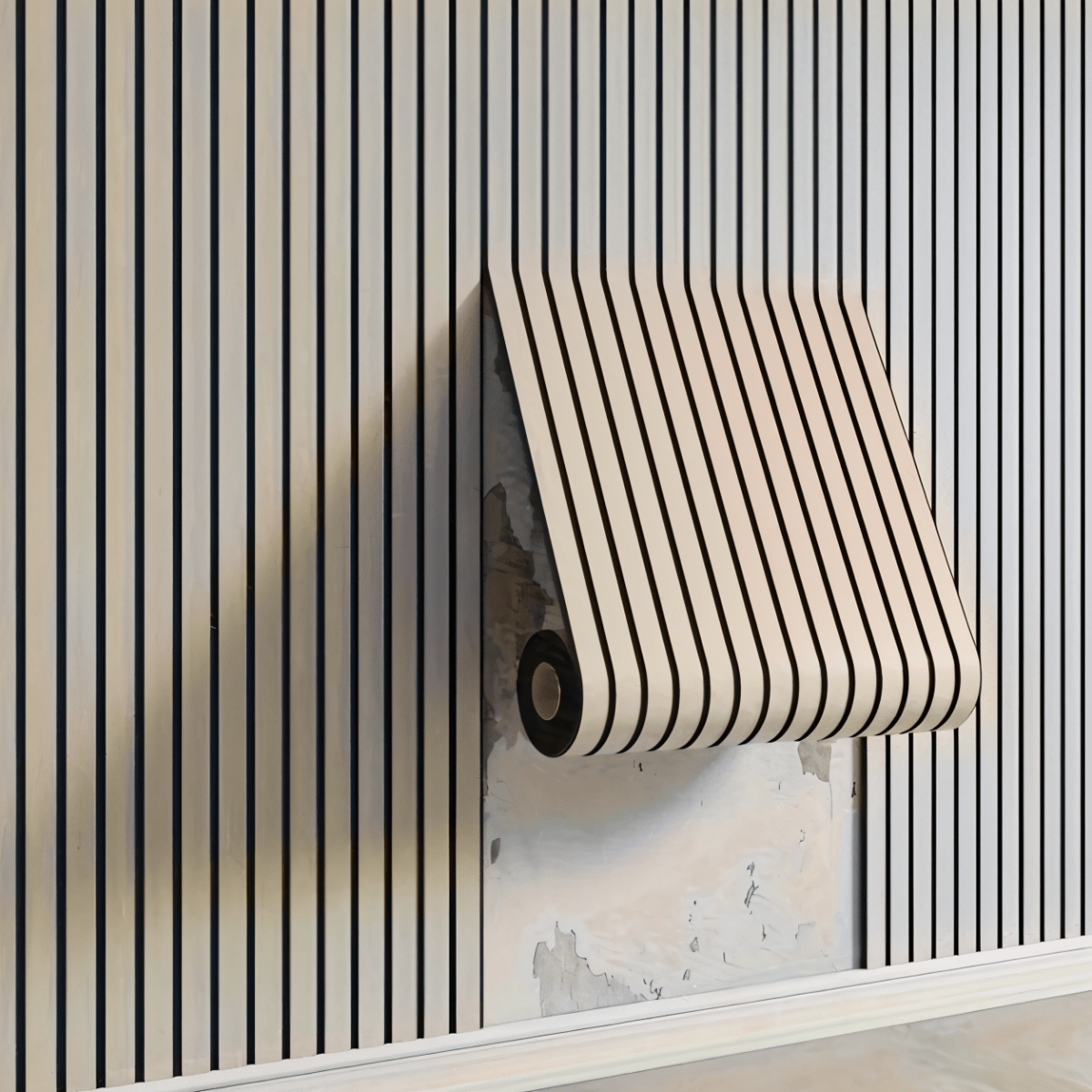 Selbstklebende Wandpaneele in Holzoptik