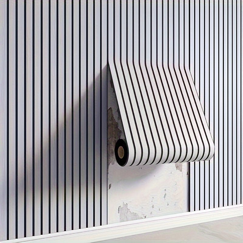 Selbstklebende 3D-Wandpaneele - Holzoptik-Muster