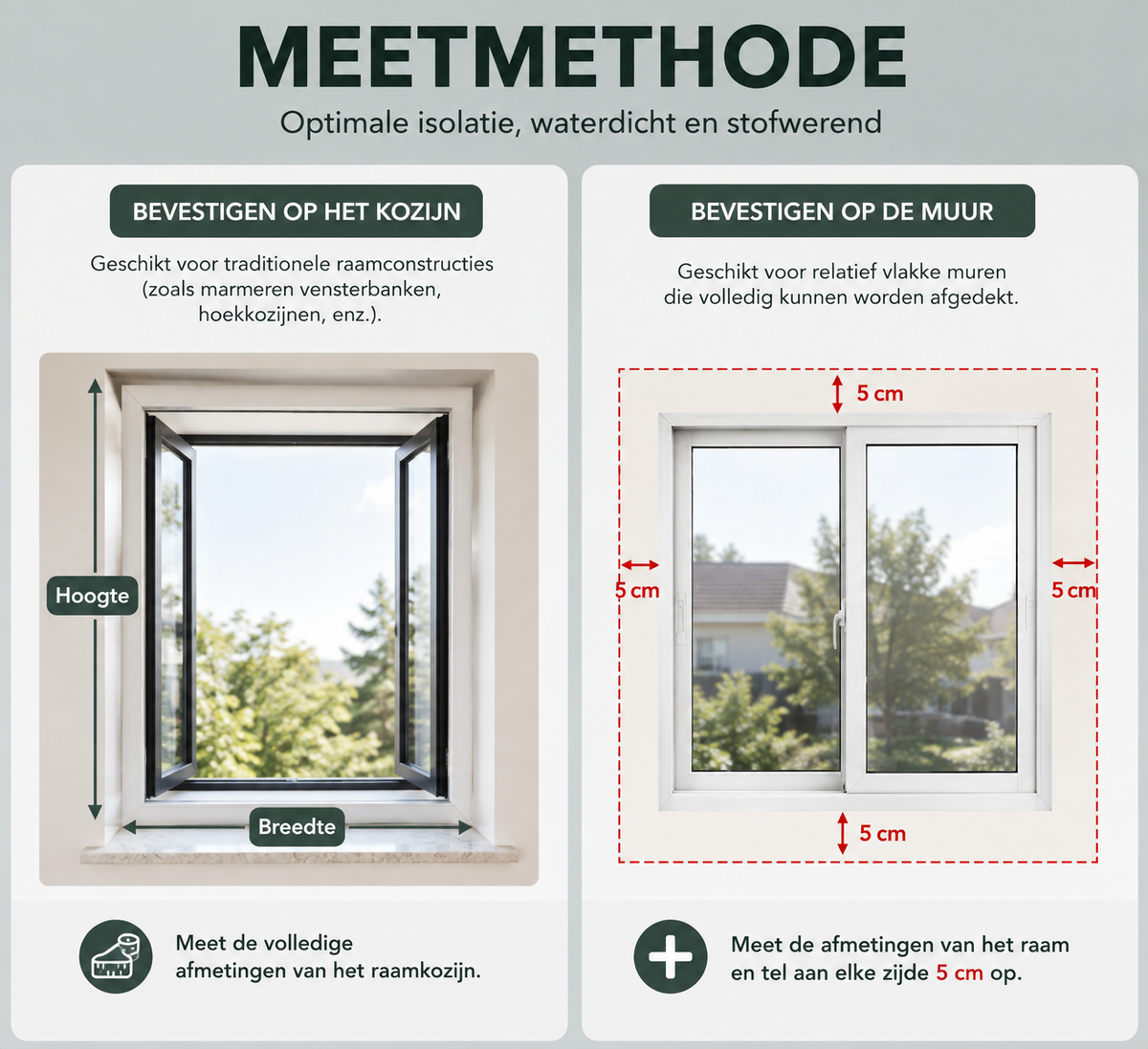 Selbstklebende Fenster-Wärmedämmfolie – Transparent und winddicht