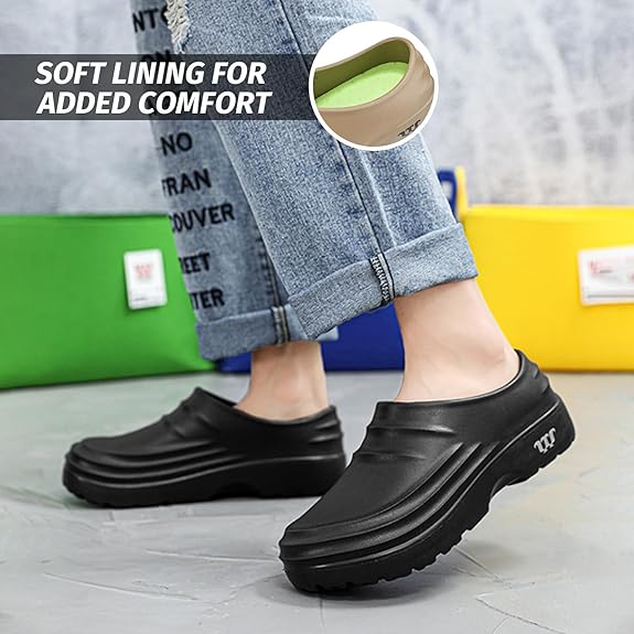 Clogs mit orthopädischer Unterstützung zur Schmerzlinderung und für ganztägigen Komfort