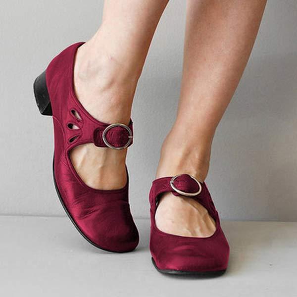 Orthopädische Ledersandalen mit Schnalle