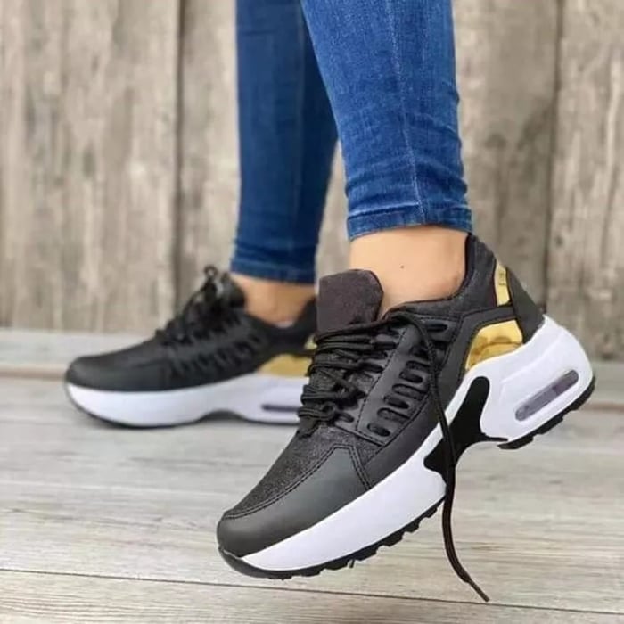 Orthopädische Walkingschuhe mit Fussgewölbestütze und stossdämpfender Sohle – Ideal für den Frühling