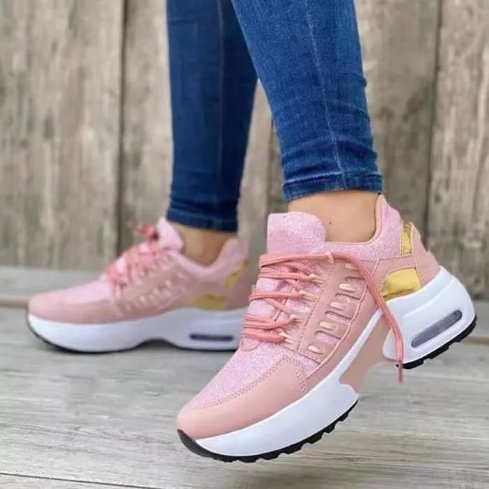 Orthopädische Walkingschuhe mit Fussgewölbestütze und stossdämpfender Sohle – Ideal für den Frühling