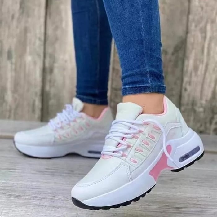 Orthopädische Walkingschuhe mit Fussgewölbestütze und stossdämpfender Sohle – Ideal für den Frühling